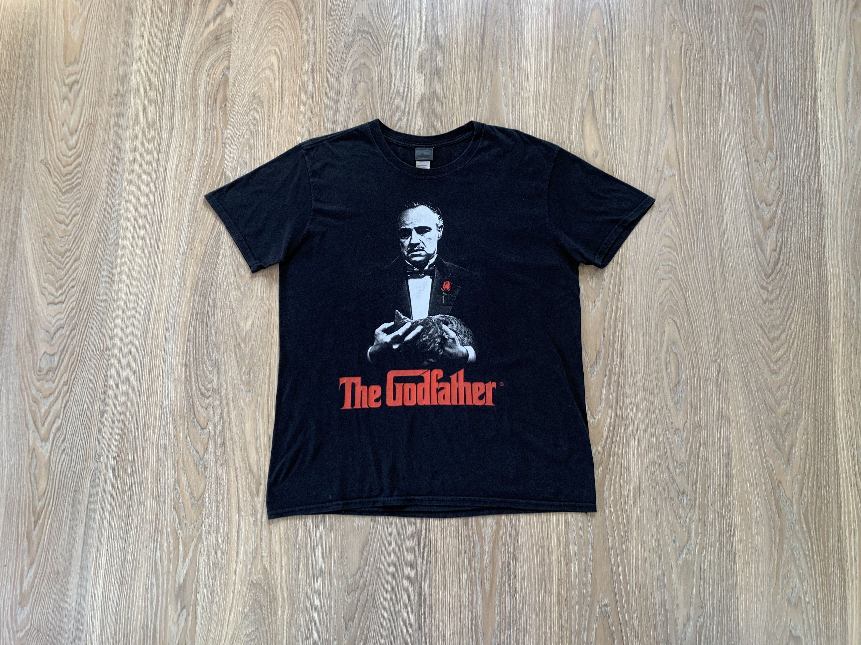 Vintage The Godfather Cotton T Shirt