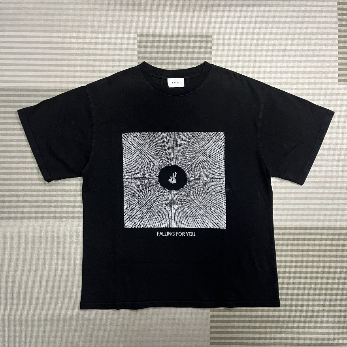 Rhude Falling For You Graphic Tshirt Hoodie, Sweatshirt | FlexRushtees.com