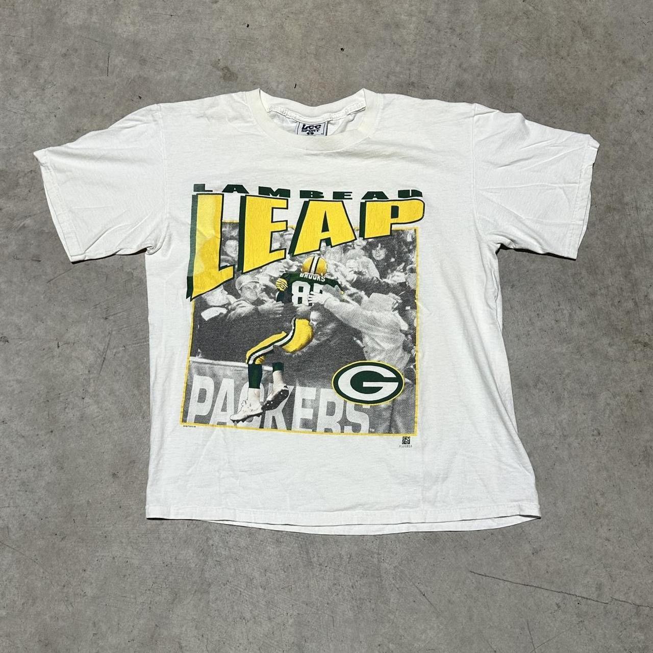 Starter Vintage 1993 Green Bay Packers Leap Tee L