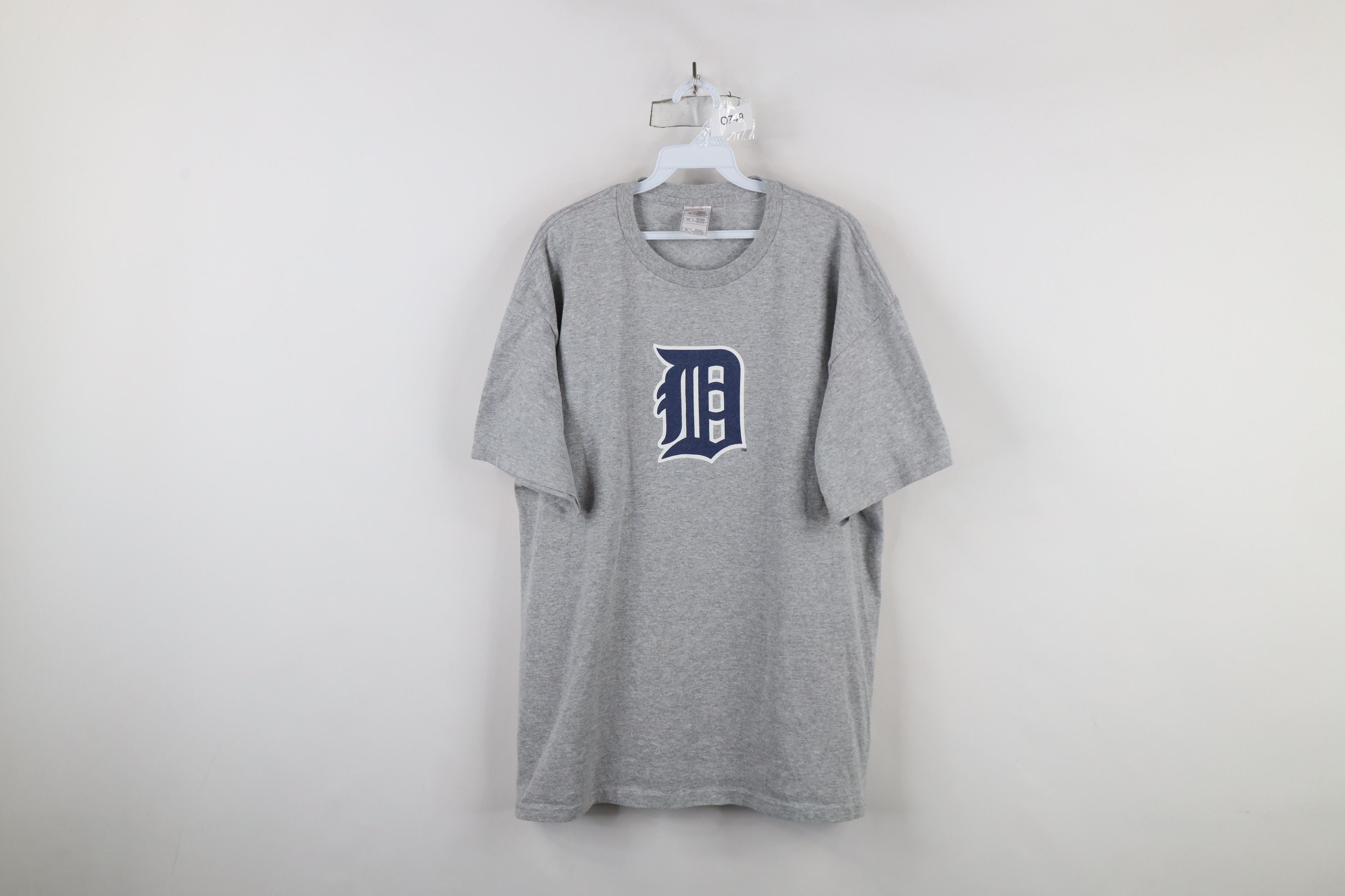 Vintage Y2k D Detroit Tigers Baseball T Shirt Heather Gray Hoodie, Sweatshirt | FlexRushtees.com