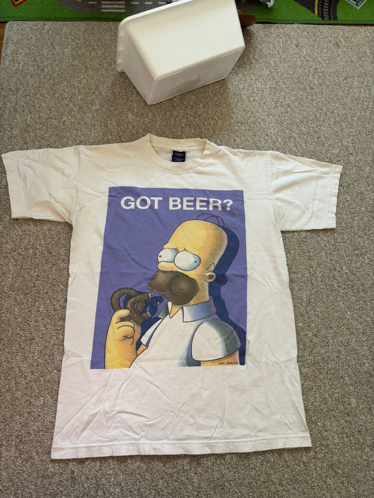 Vintage 1995 Homer Simpson Got Beer T Shirt Medium Hoodie, Sweatshirt | FlexRushtees.com