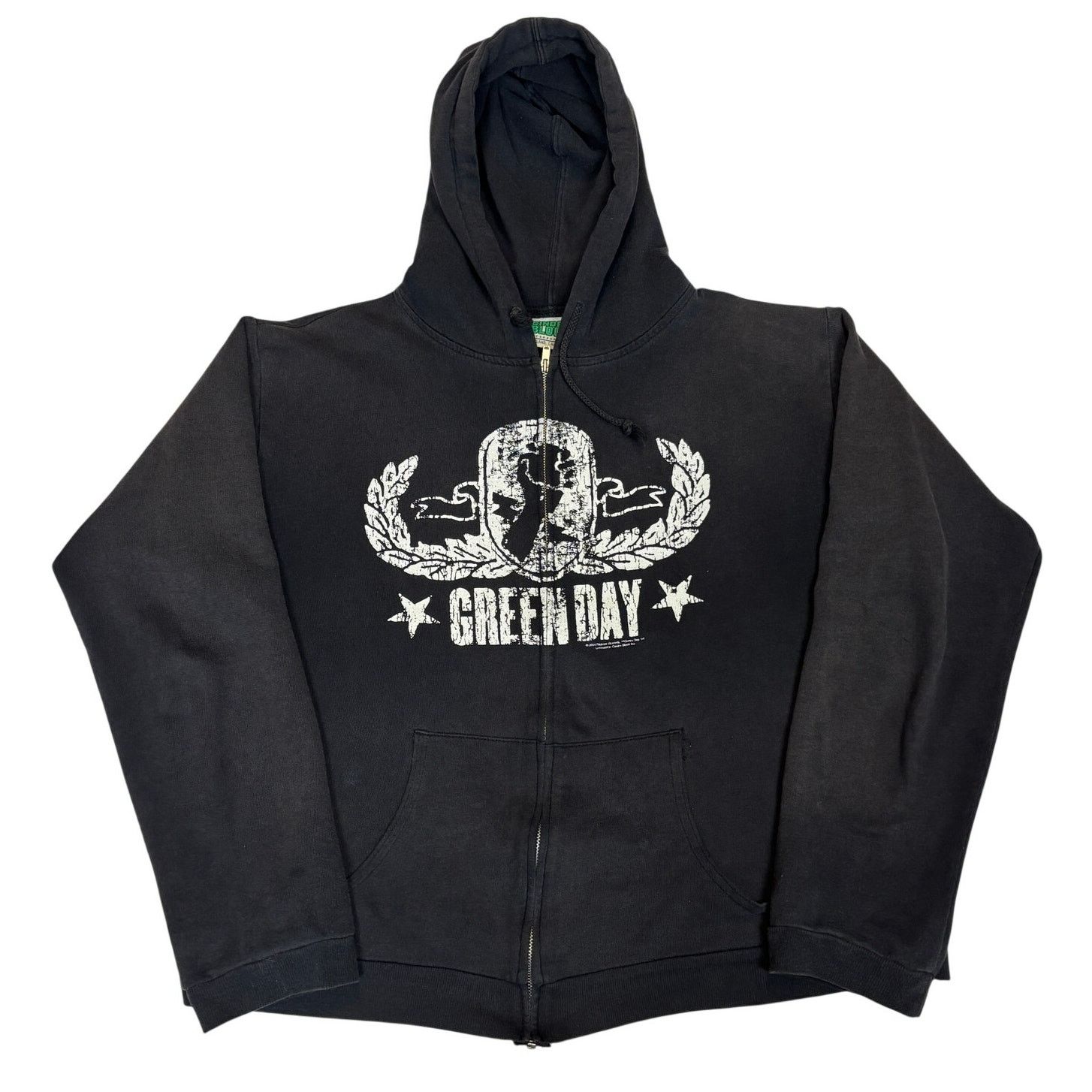 Vintage 2004 Green Day Hoodie Men S Medium Full Zip Y2k T-Shirts, Sweatshirt | FlexRushtees.com