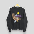 Vintage 90s Jerzees Eagle Wildlife Sweatshirt Medium