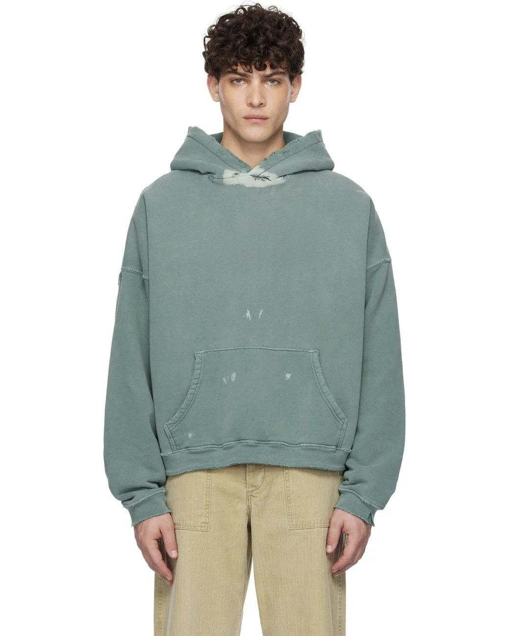 Other Teal Bleach Hoodie