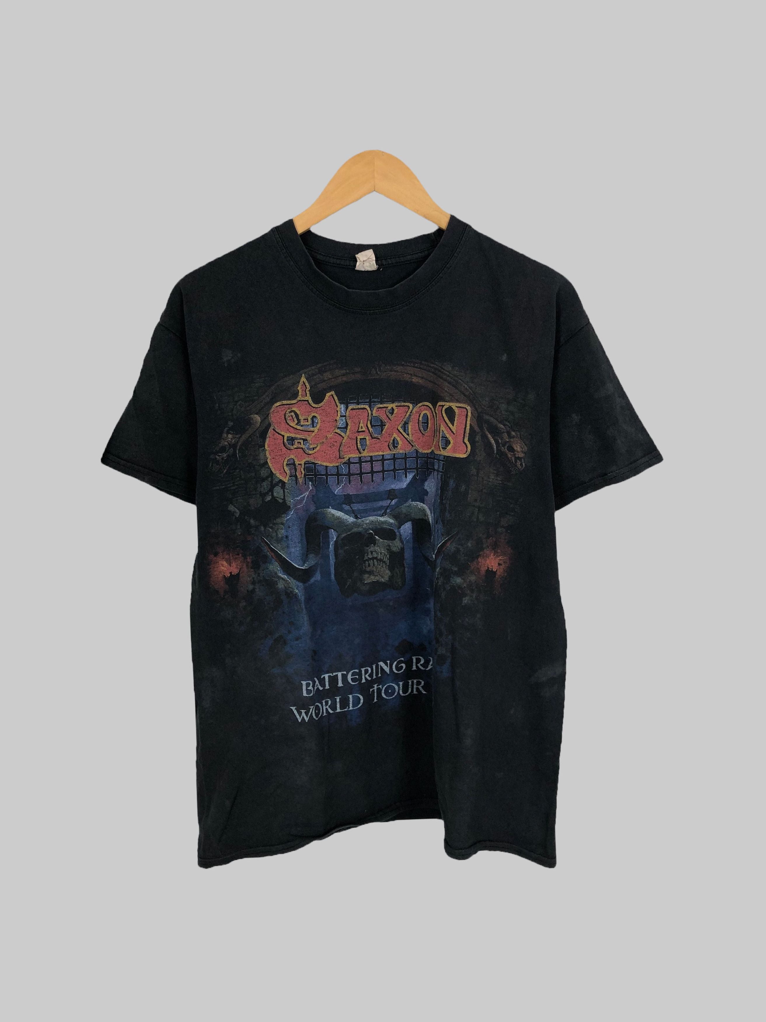 Vintage 2016 Saxon Judas Priest Iron Maiden Diamond Head T-Shirts, Hoodie, Sweatshirt | FlexRushtees.com