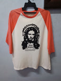 Japanese Brand Jesus Joyous 3 Quater T Shirt