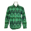 Carhartt Men S L S Native Shirt Aztec Pattern Green M