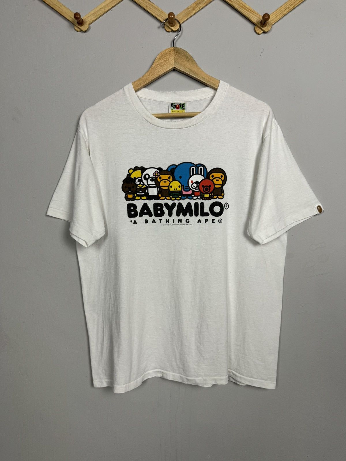 Bape Distressed Baby Milo Friends By A Bathing Ape Bape Tee Hoodie, Sweatshirt | FlexRushtees.com