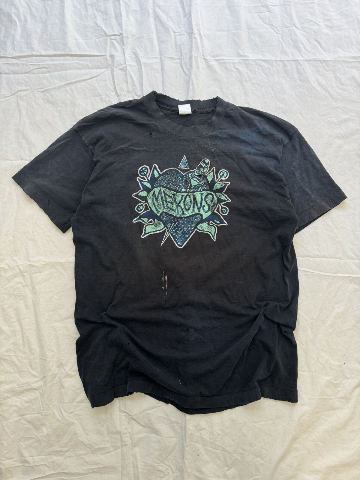 Band Tees Vintage 90s Erd Mekons Uk Grunge Distressed Band Tee Hoodie, Sweatshirt | FlexRushtees.com