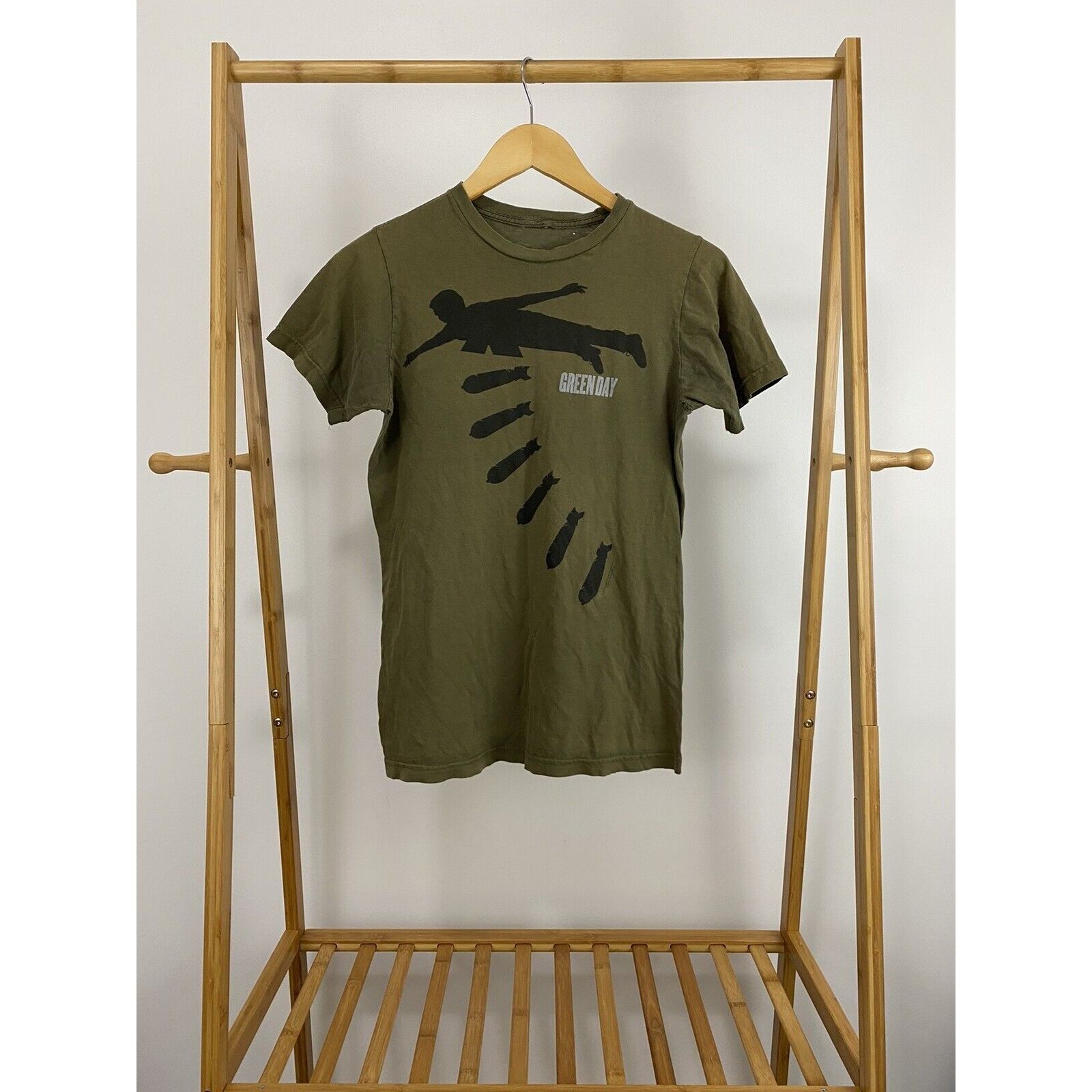 Vintage Vtg Green Day American Idiot Grenade Myspace Era T Shirt S Hoodie, Sweatshirt | FlexRushtees.com