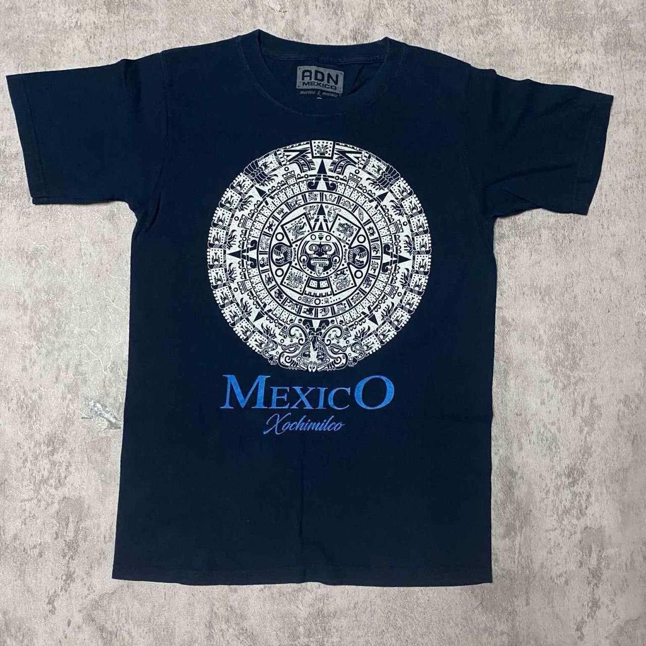 Other Black Graphic Aztec Print Mexico Tee