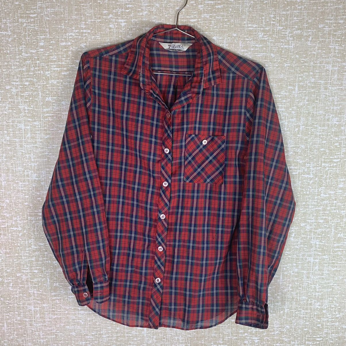 70s Vintage Felice Made In Korea Lightweight Flannel