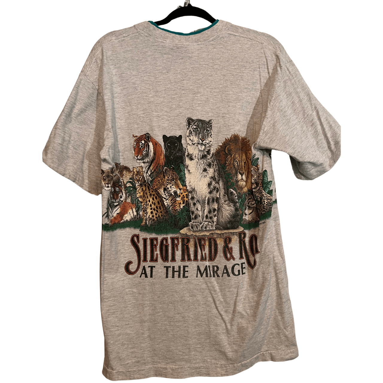 Vintage Detailed Siegfried Roy Graphic Animal T Shirt Hoodie, Sweatshirt | FlexRushtees.com