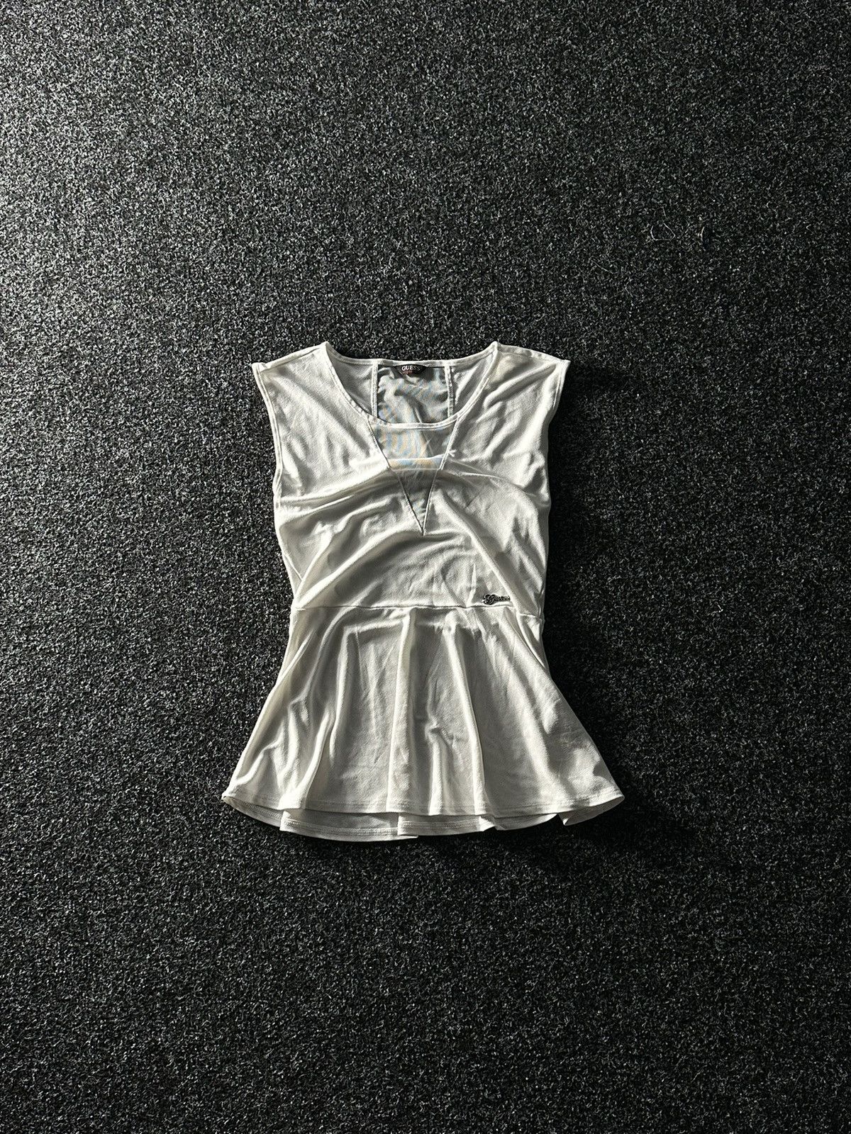 Guess X If Six Was Nine Avant Garde Guess Blouse Sexy Light Y2k Metal Logo