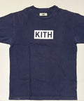 Kith Classic Logo Tee Navy Blue Hoodie, Sweatshirt | FlexRushtees.com
