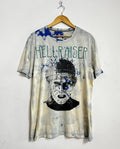 Vintage Hot Drops Movie Hellraiser Pin Head Tie Dye