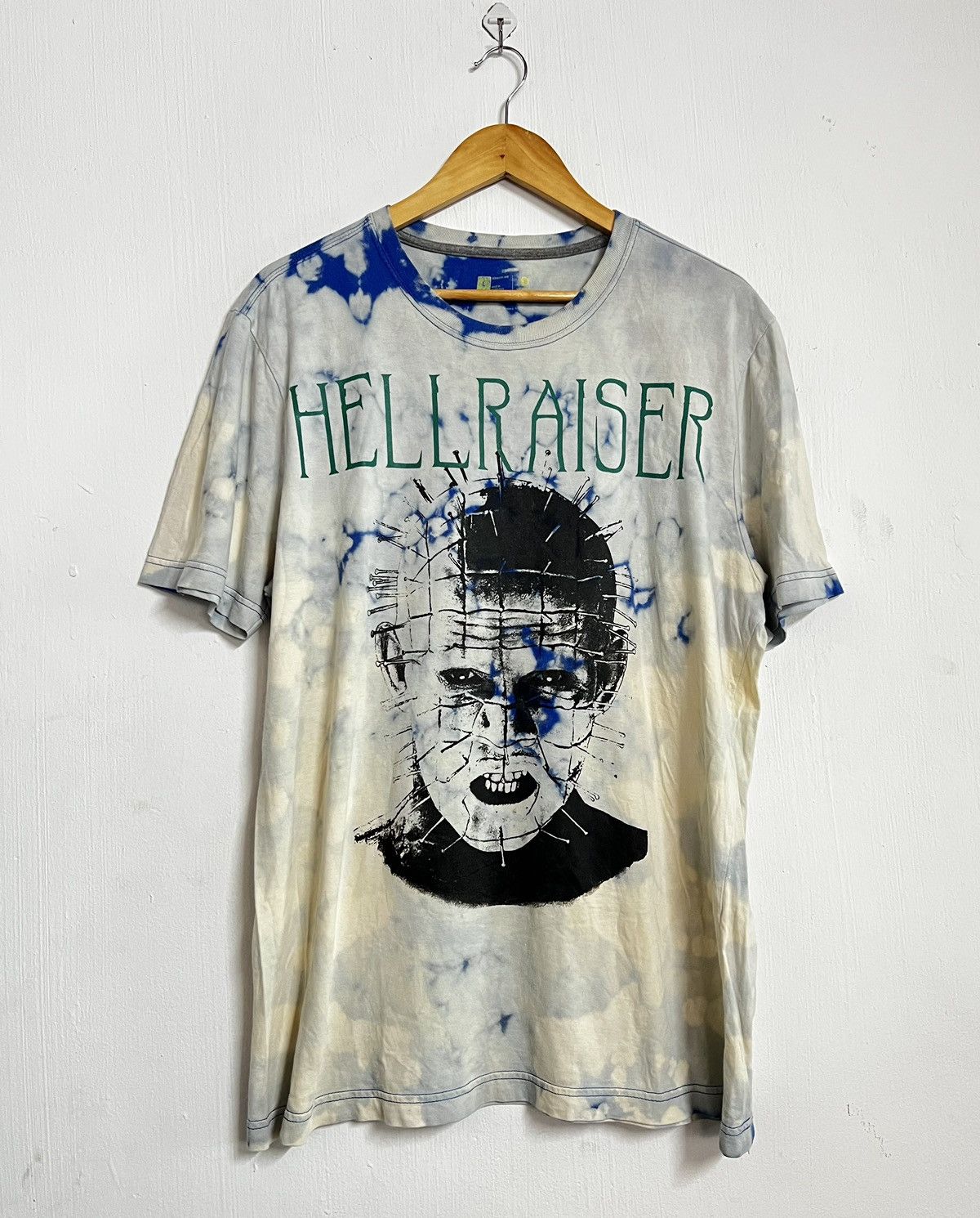 Vintage Hot Drops Movie Hellraiser Pin Head Tie Dye