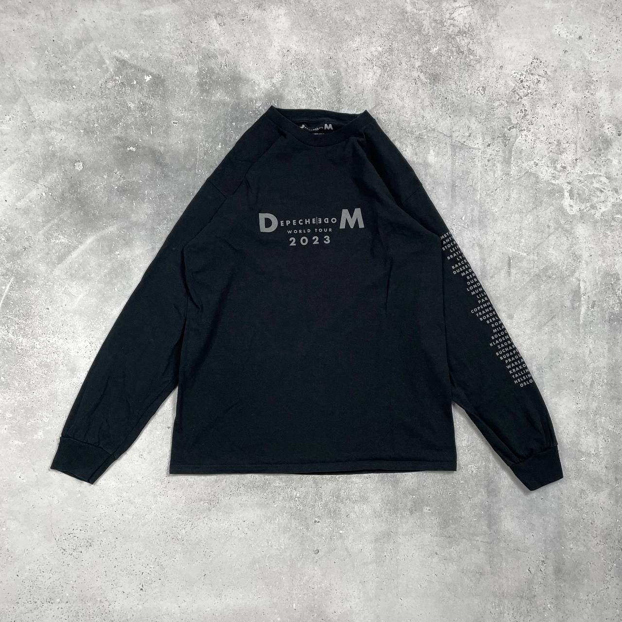 Band Tees Depeche Mode World Tour 2023 Long Sleeve T Shirt Black S M Hoodie, Sweatshirt | AU16VibeMintTees.com