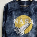 Other Nasa Tie Dye Long Sleeve Shirt Space Graphic Tee