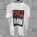 Level Vntg Next Level Apparel Womens White Short Sleeve Pulp Fiction T Shirt Size L