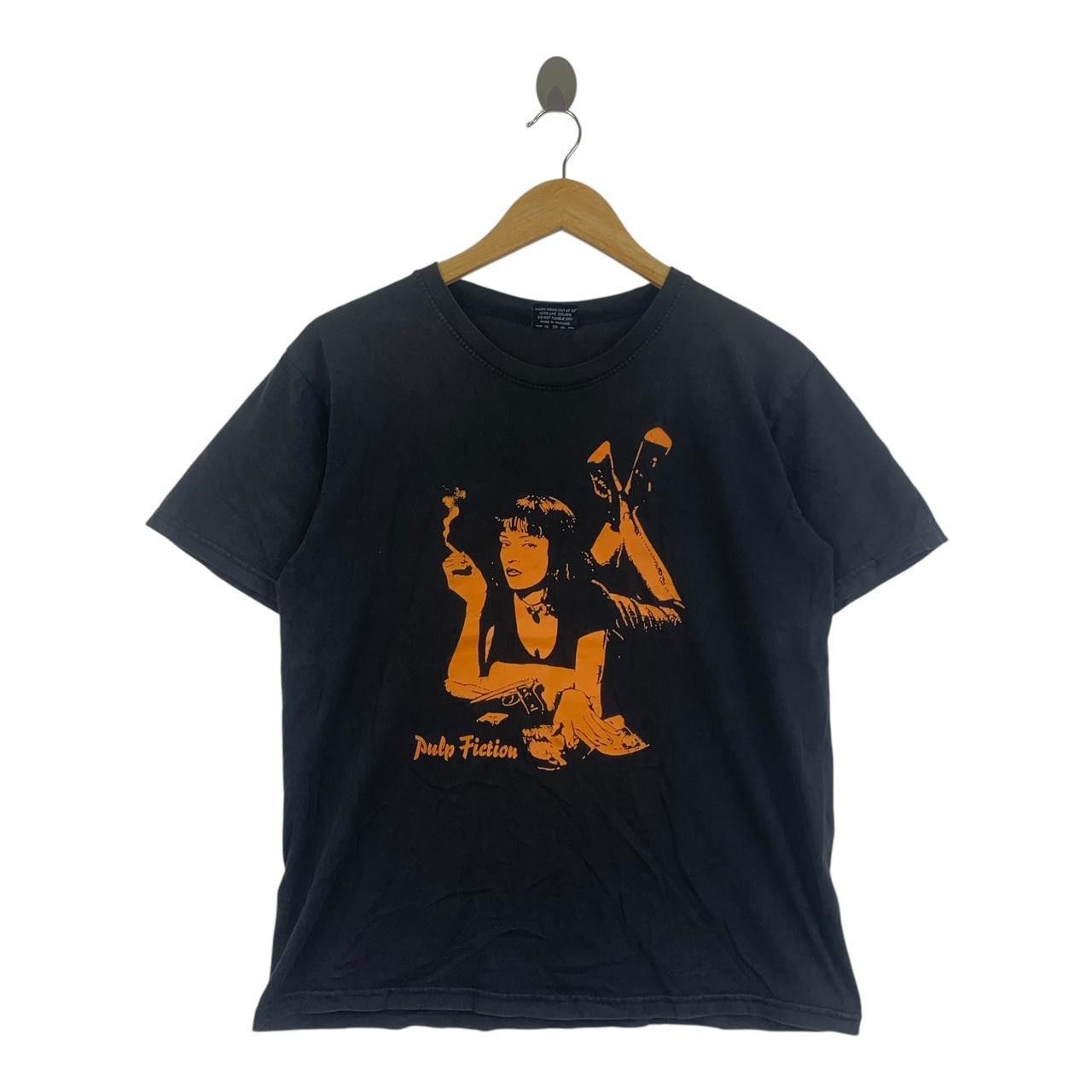 Vintage Pulp Fiction Uma Thurman Tarantino Movie Tee Hoodie, Sweatshirt | FlexRushtees.com