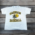 Athletic Vtg Russell Athletic Saginaw Baseball Jersey T Shirt Adult Xl Gray Michigan United Hoodie, Sweatshirt