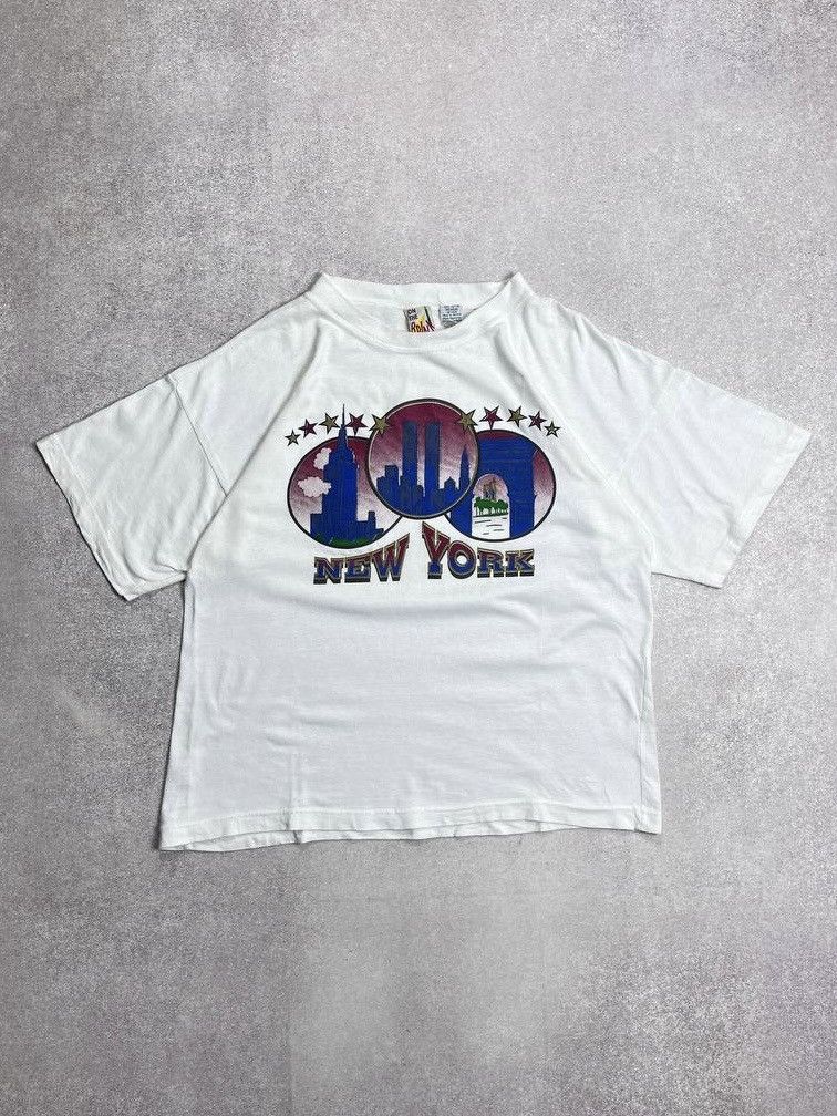 Vintage 90 S New York Graphic Boxy T Shirt Xl Hoodie, Sweatshirt | FlexRushtees.com