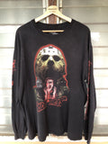Vintage Friday The 13th Movie Jason Voorhess Long Sleeve Tee