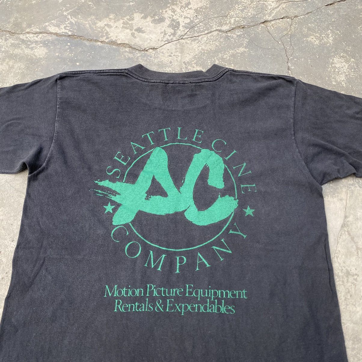 Vintage Seattle Cine Company Tee Hoodie, Sweatshirt | FlexRushtees.com
