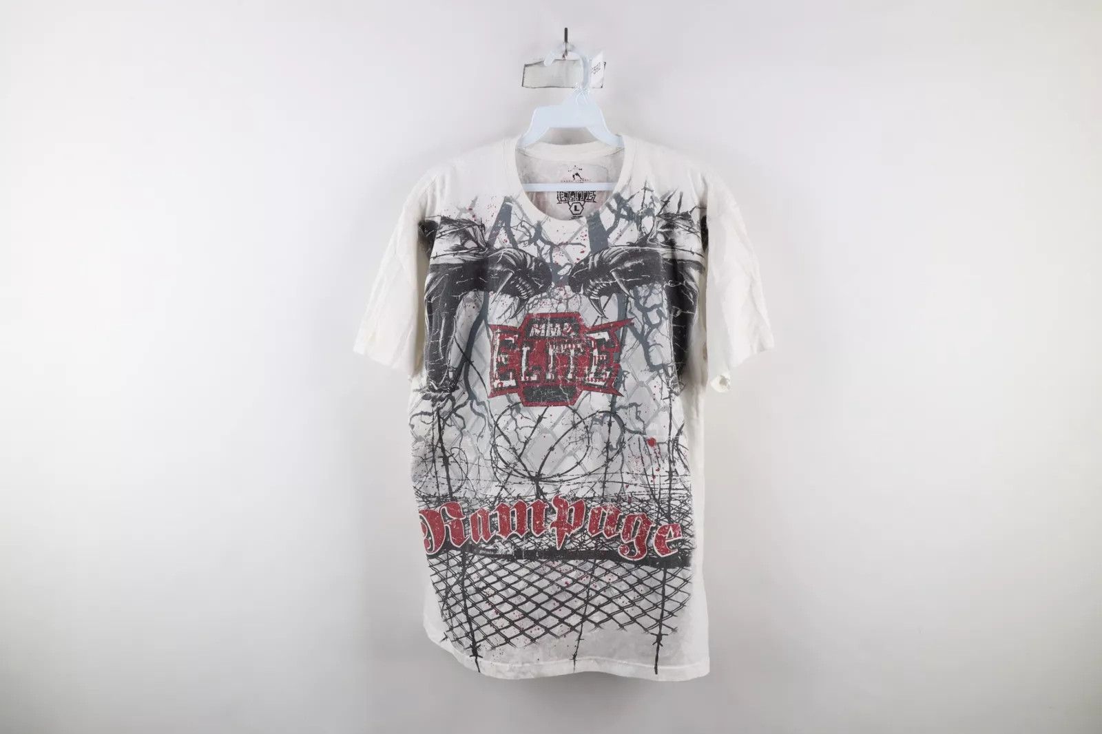 Vintage Mma Chuck Liddell Ufc Rampage Dragon Tribal T Shirt