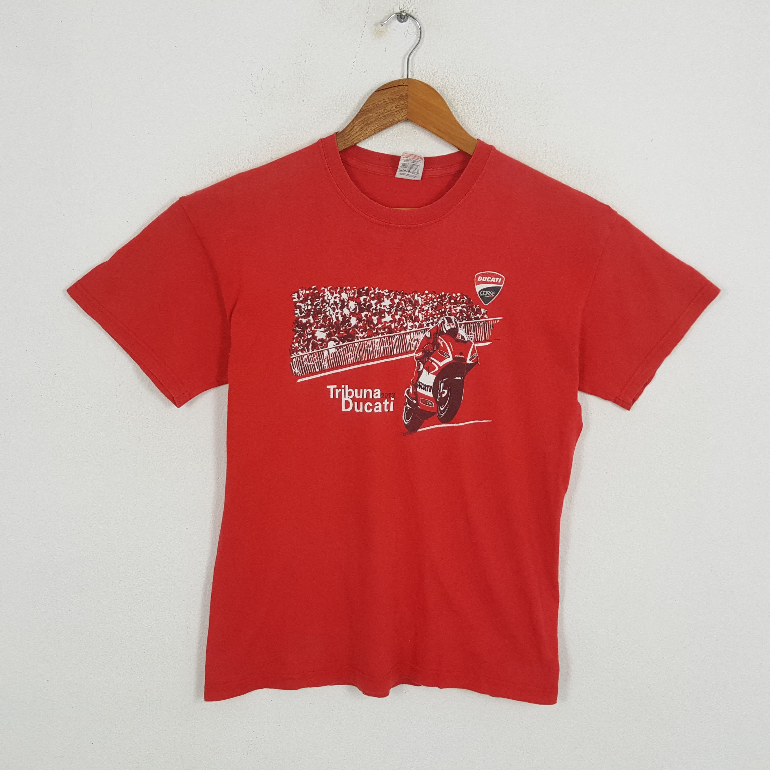 Ducati X Vintage Vintage Tribuna Ducati 2013 Motorcycle Racing T Shirts