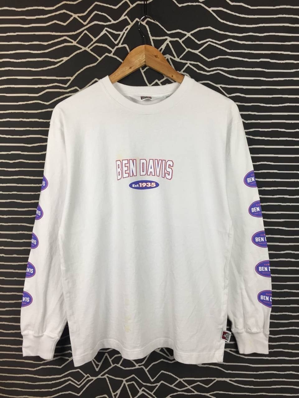 Davis Ben Davis Crafted With Pride Multi Logo Long Sleeve Tee