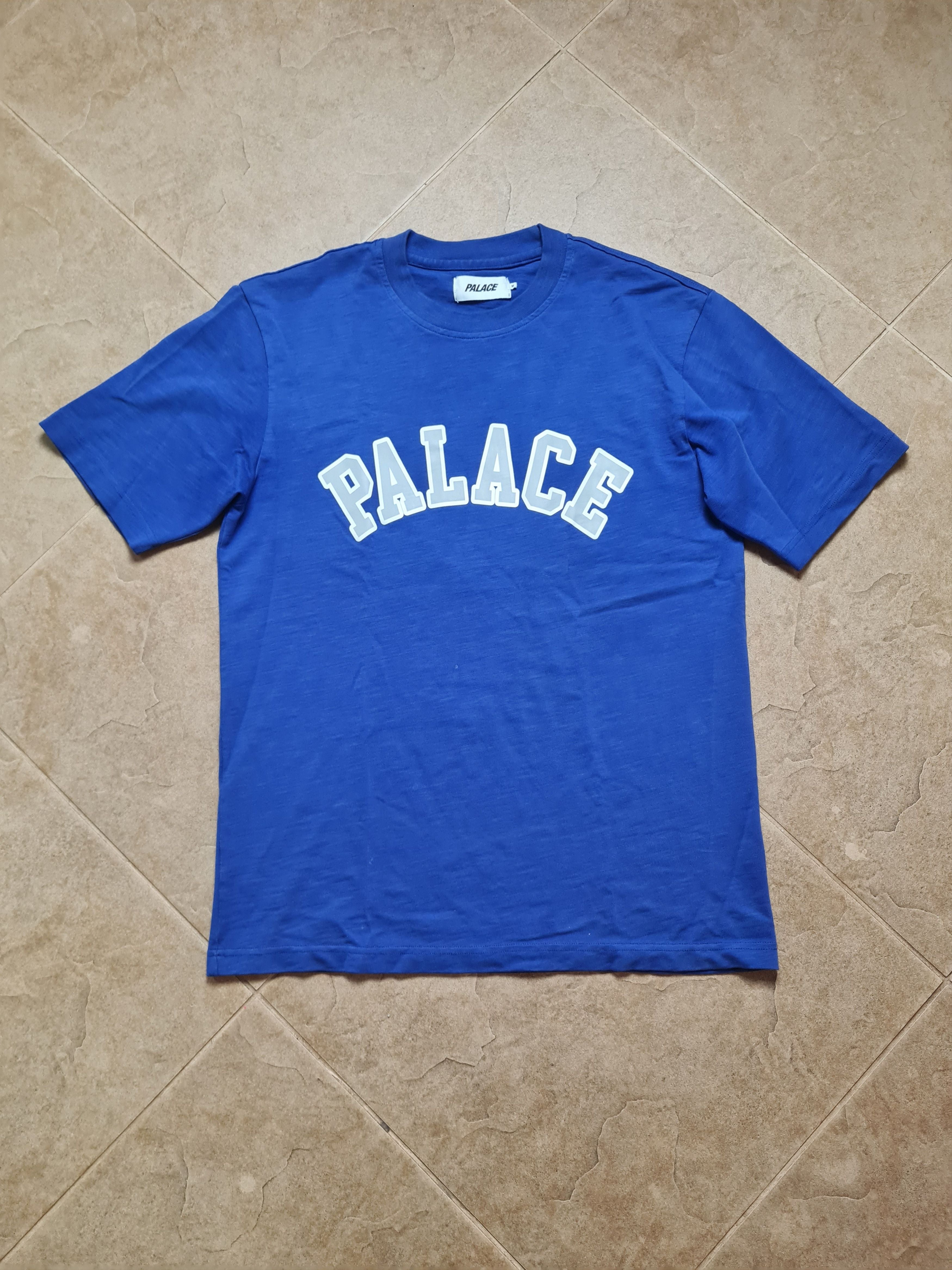 Palace Skateboards T Shirts Palace Arch Slub Heavy Blue Size M Hoodie, Sweatshirt | FlexRushtees.com