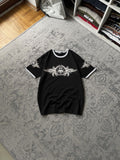Vintage Avant Garde Tribal T Shirt Big Logo Affliction Japan