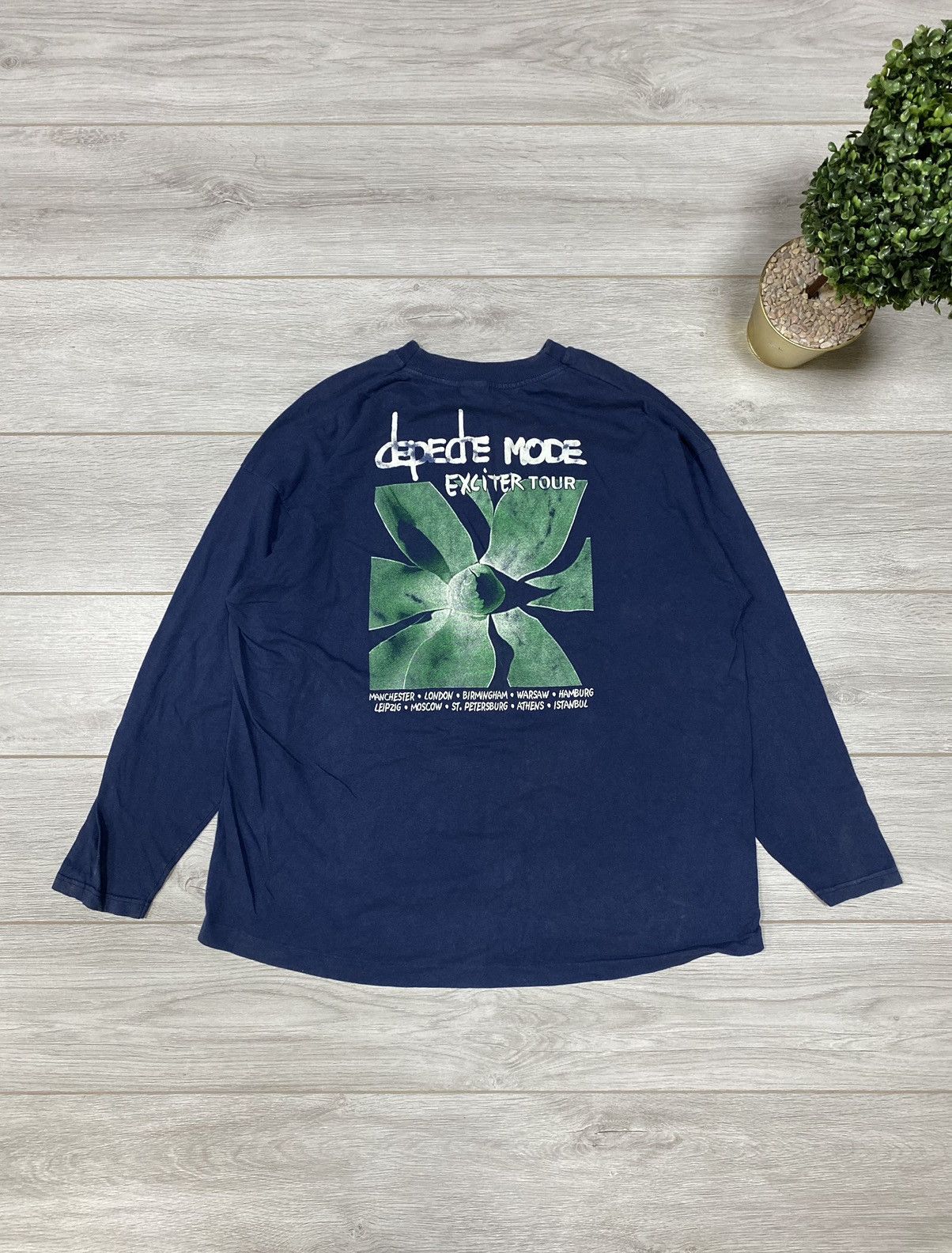 Vintage Depeche Mode Exciter Tour Graphic Longsleeve T-Shirts, Hoodie, Sweatshirt | FlexRushtees.com