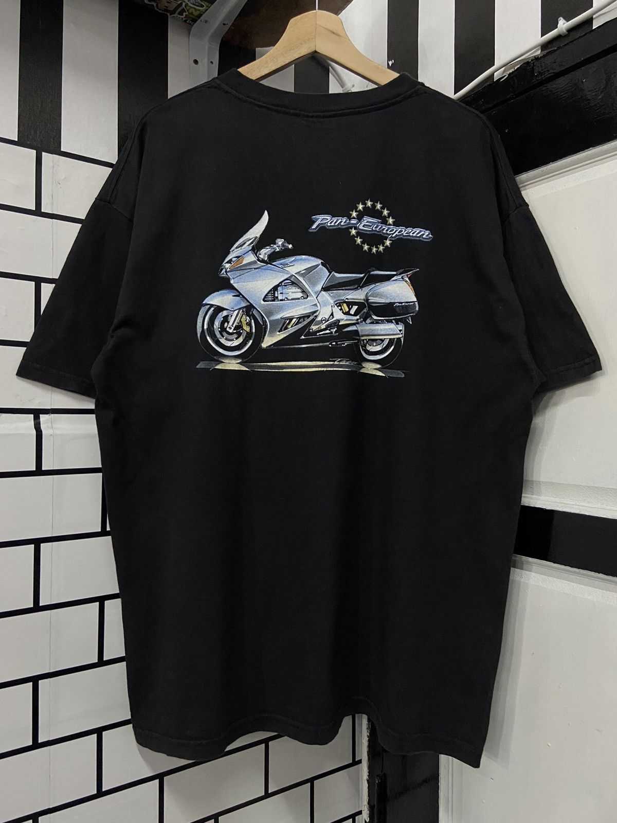 Vintage Honda Pan European Motorcycle Tshirt Hoodie, Sweatshirt | FlexRushtees.com