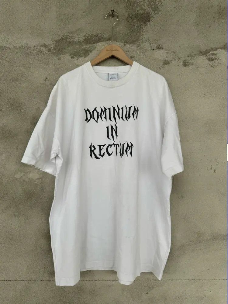 Vetements 19aw Dominium Logo Tee