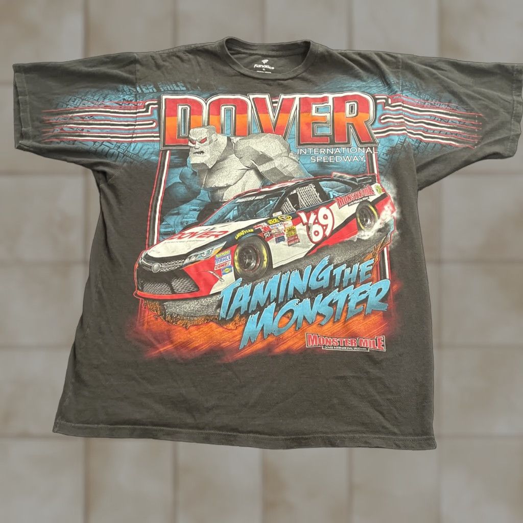 Vintage Dover Speedway Aop Monster Mile Nascar Racing T Shirt Mens Xl All Over Dale Hoodie, Sweatshirt | FlexRushtees.com
