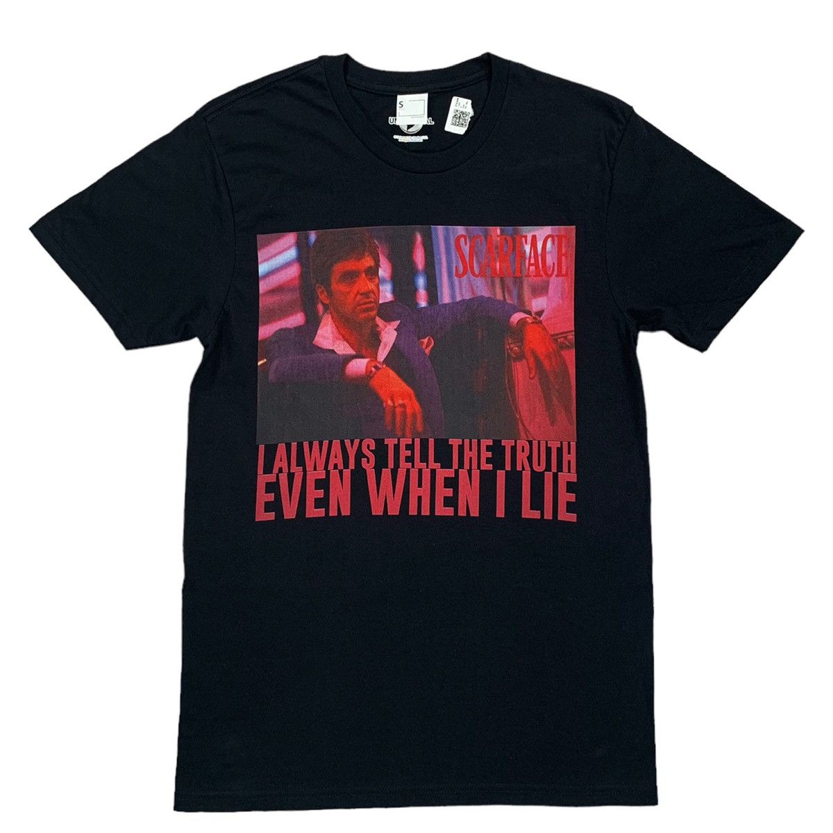 Studios Universal Studios Scarface Tony Montana Mens Black T Shirt Hoodie, Sweatshirt | FlexRushtees.com