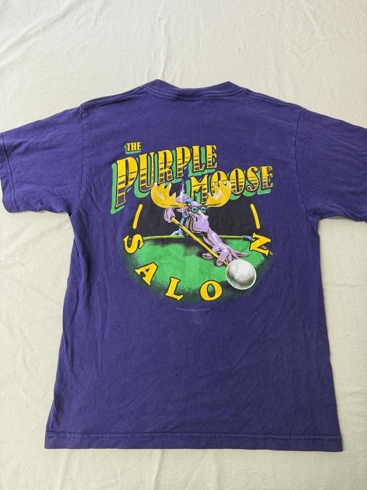 Designer The Purple Moose Saloon T Shirt Pool Hall Ocean City Tee M