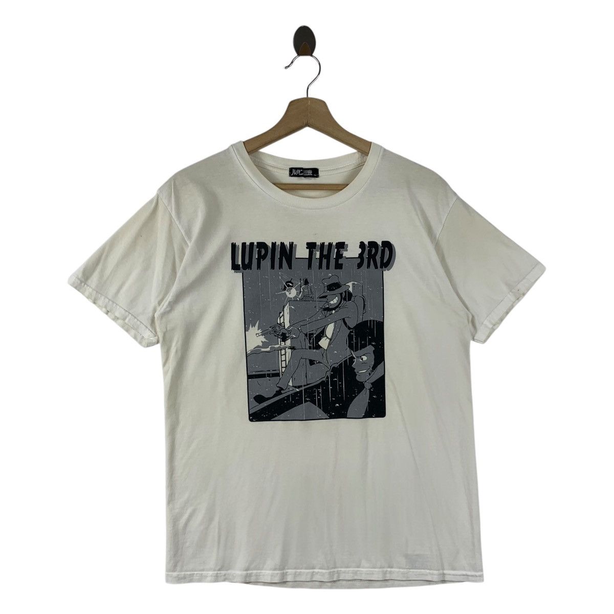 Japanese Brand Lupin The 3rd Anime Printed Graphics Tees Hoodie, Sweatshirt | FlexRushtees.com