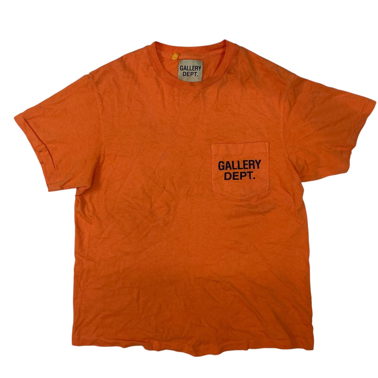 Dept Gallery Dept French Logo Orange Black Tee Hoodie, Sweatshirt | FlexRushtees.com