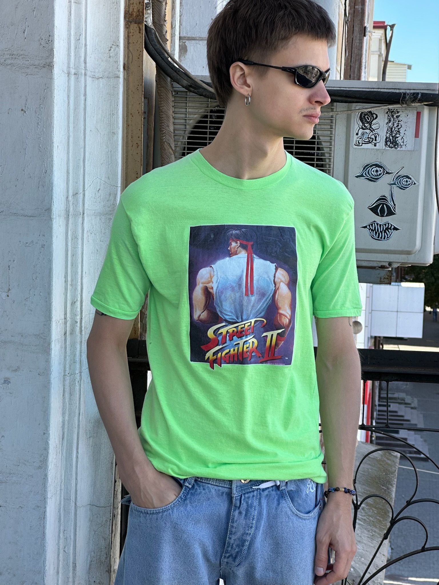Anime Vintage 1991 Street Fighter 2 Ryu Capcom T Shirt