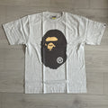 Bape Classic Big Ape Head Gray Tee Large Hoodie, Sweatshirt | FlexRushtees.com