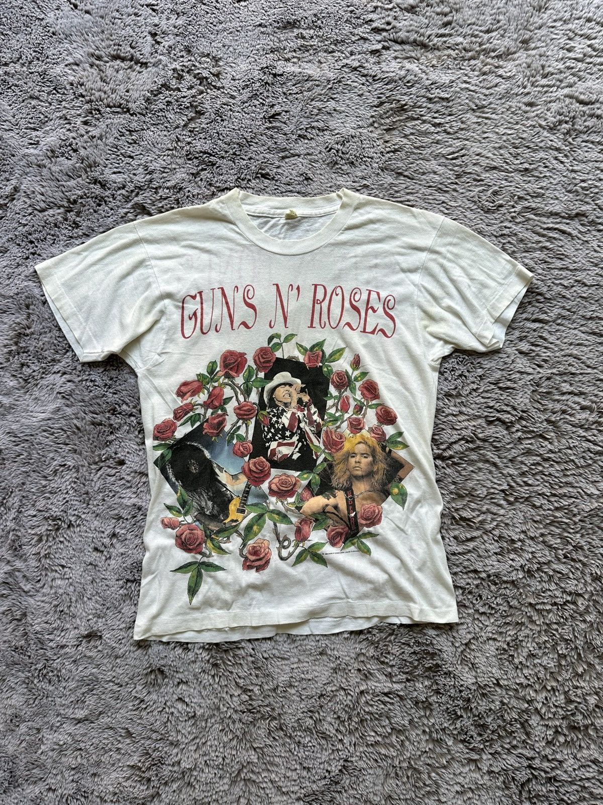 Other Vintage 1993 Guns N Rose Skin N Bones Tour Tee Screen Stars