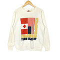 Vintage Fruit Of The Loom Sweatshirt Big Logo Pullover