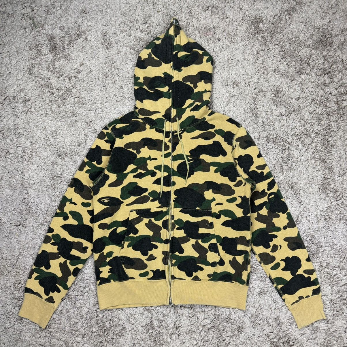 Vintage Bape 1st Camo Fullzipper Hoodie T-Shirts, Sweatshirt | FlexRushtees.com