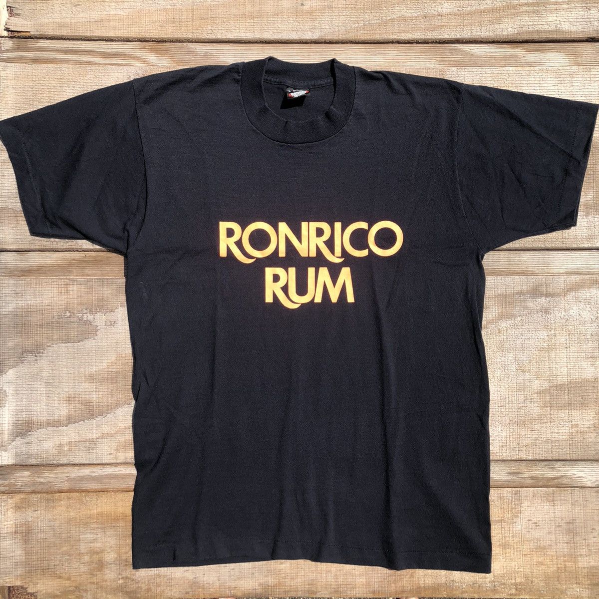 Vintage Ronrico Rum Shirt Screen Stars