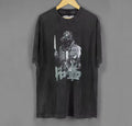 Vintage Anime Cartoon Jujutsu Kaisen Washed Black Shirt