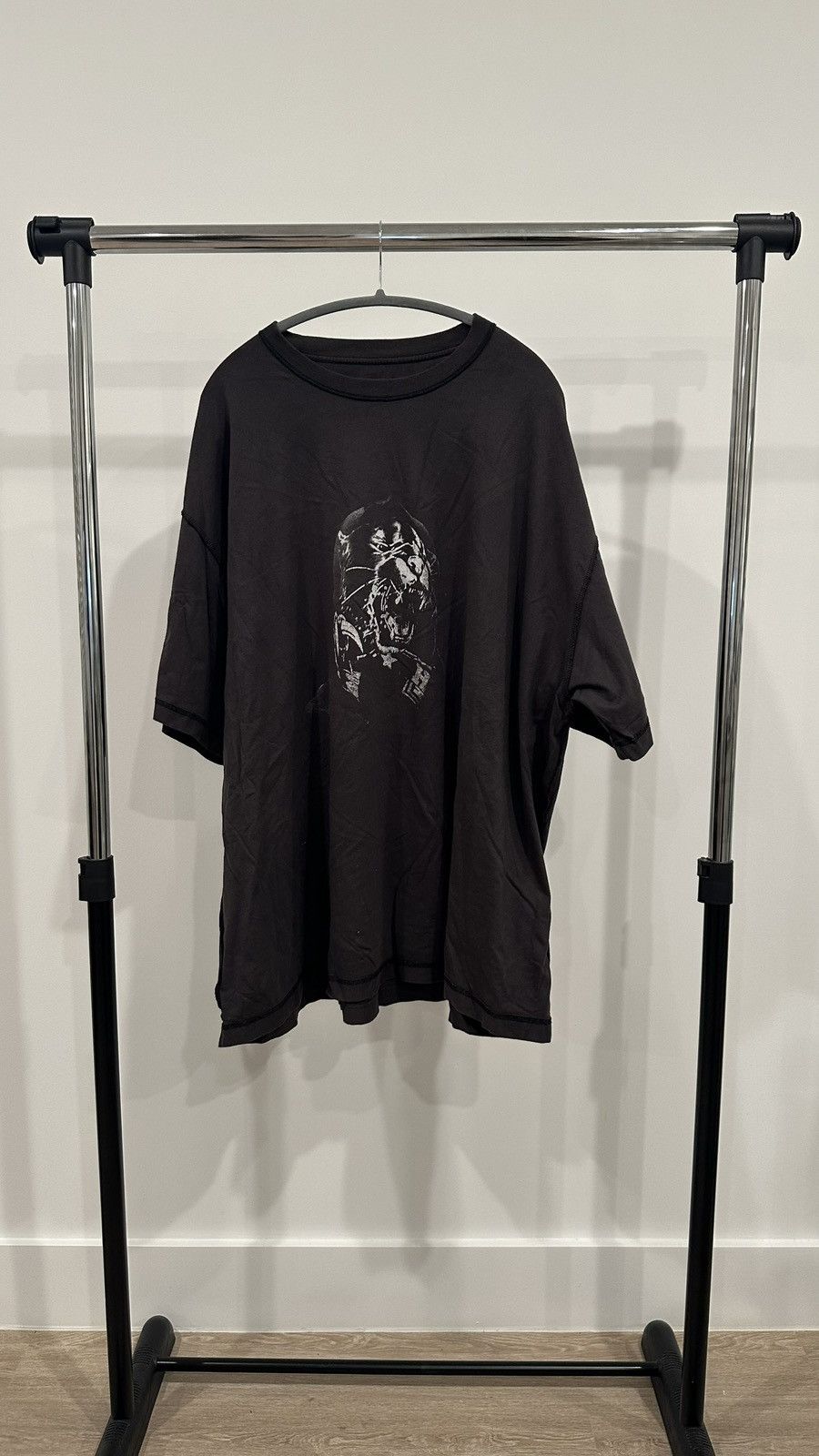 Luke Vicious Donda Oversized Boxy Tee Hand Made Hoodie, Sweatshirt | FlexRushtees.com